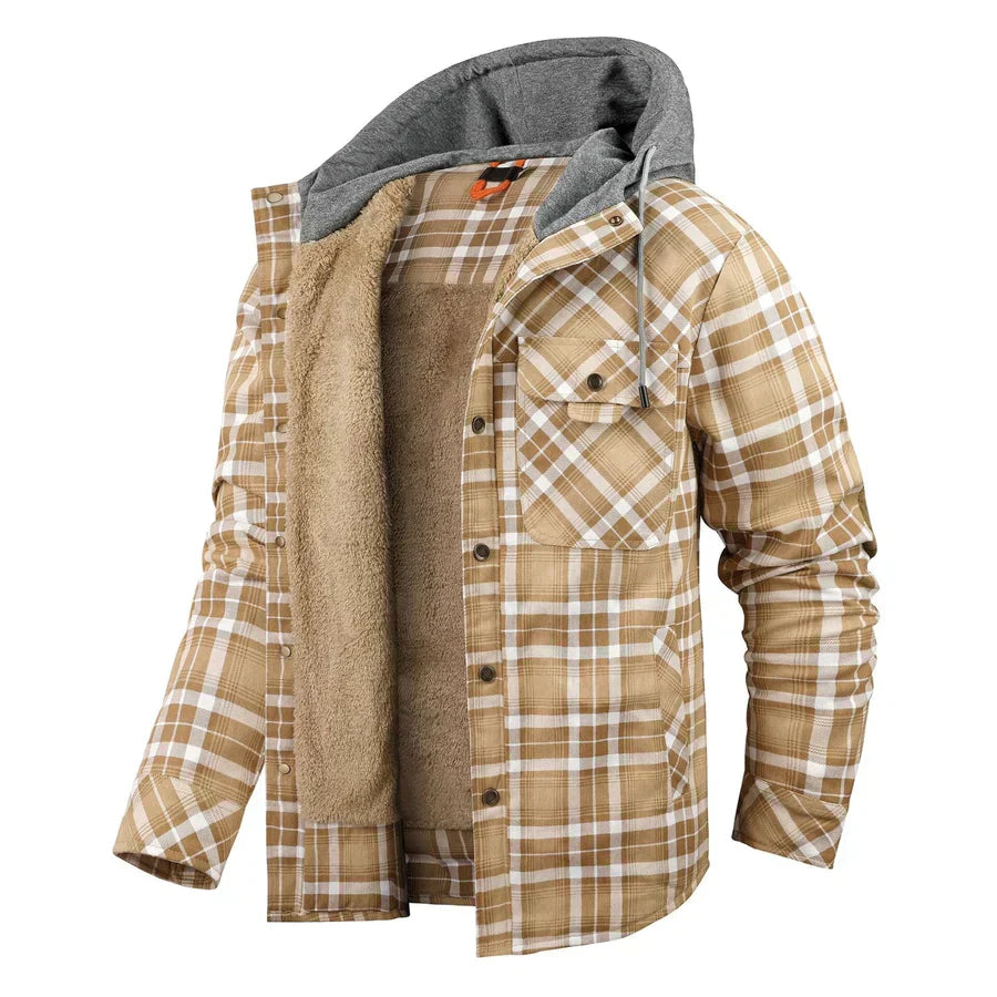 Winter flannel fleece jacket