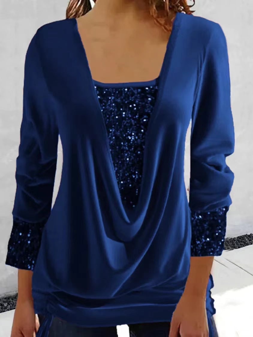 Elara - Elegant Glitter Blouse