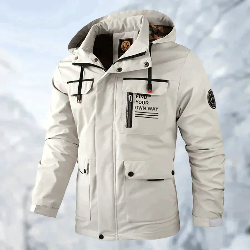 Waterproof outdoor jacket for men