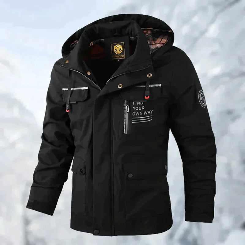 Waterproof outdoor jacket for men