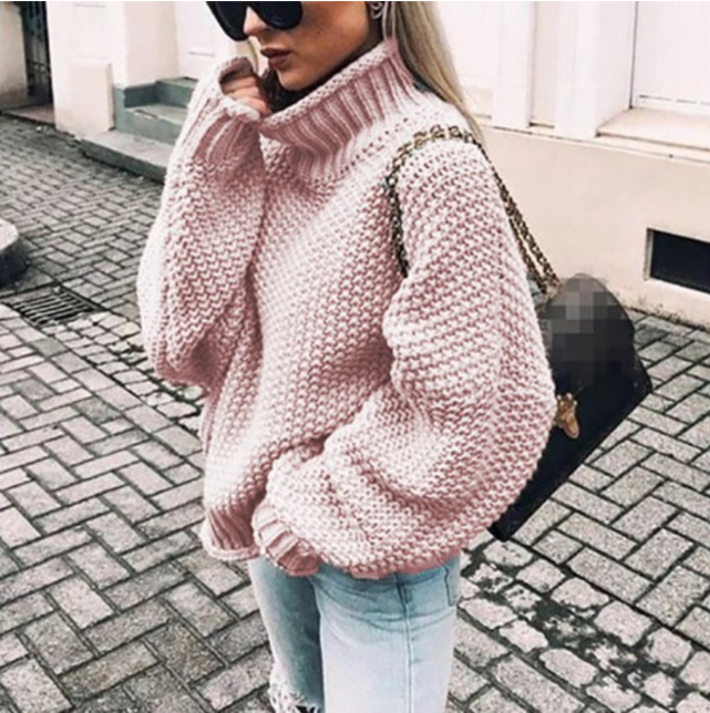 Turtleneck jumper in an oversized fit