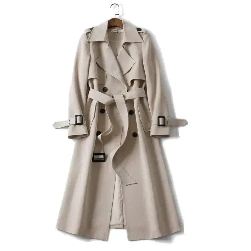 Weatherproof Elegant Trench Coat for Women