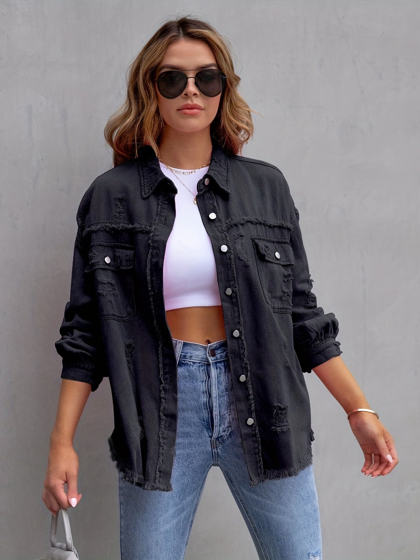 Oversized jacket for women