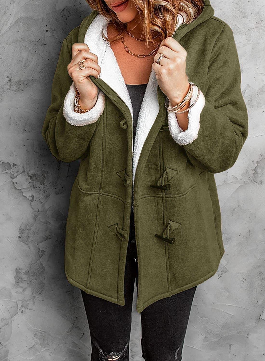 Cosy, soft hooded jacket