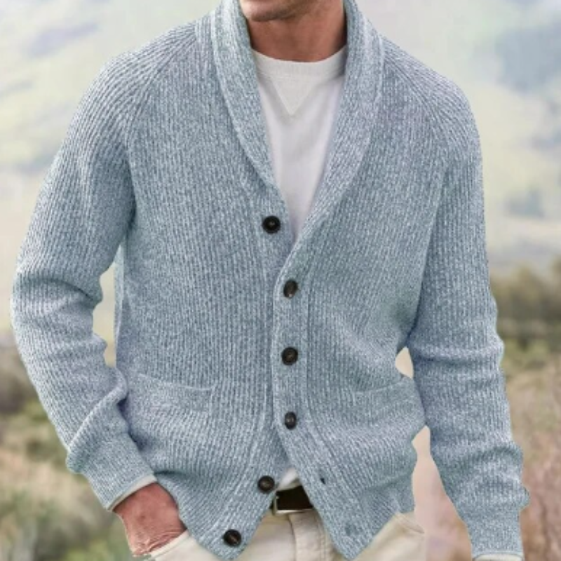 Vintage men's cardigan with V-neck