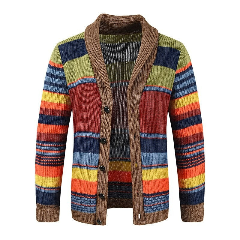 Wool cardigan for men