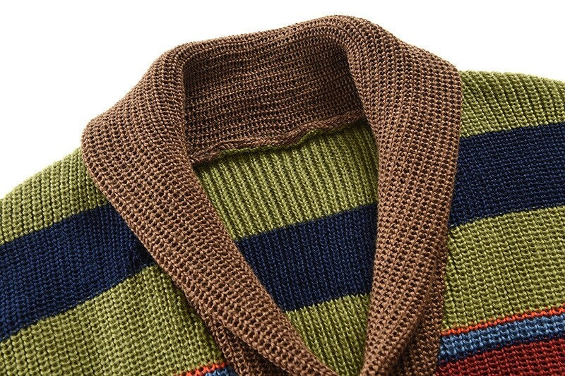 Wool cardigan for men