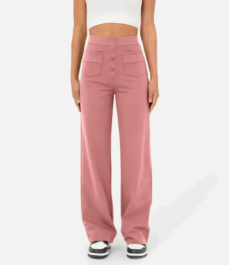 Heaven - High-waisted Casual Pants