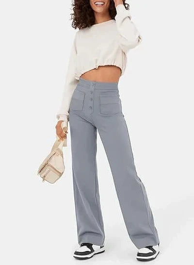 Heaven - High-waisted Casual Pants