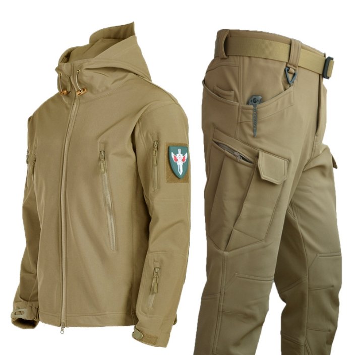 Waterproof military jacket and trousers