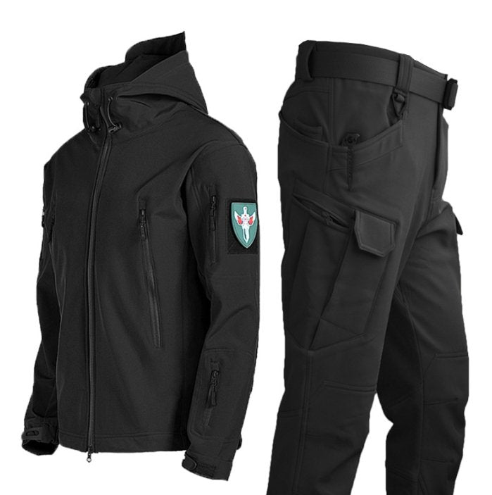 Waterproof military jacket and trousers