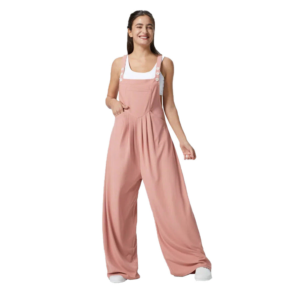 Elhart | Casual Overall Wide-Leg Pants