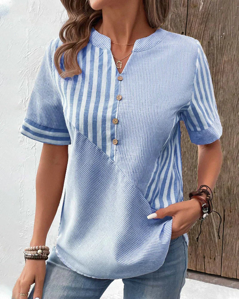 Casual Button Blouse for women