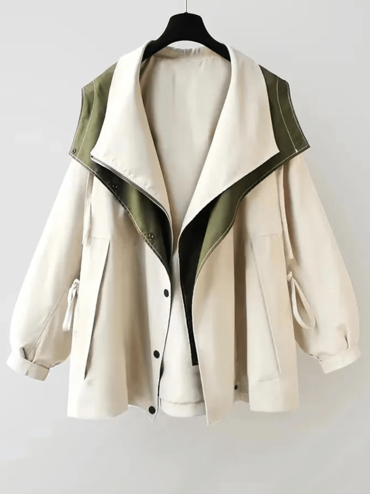 Elegant waterproof trench coat