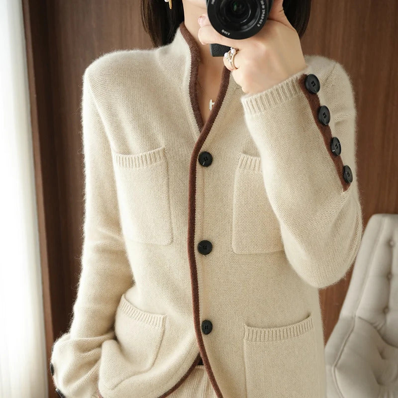 Cashmere and Merino Wool Jacket/Cardigan