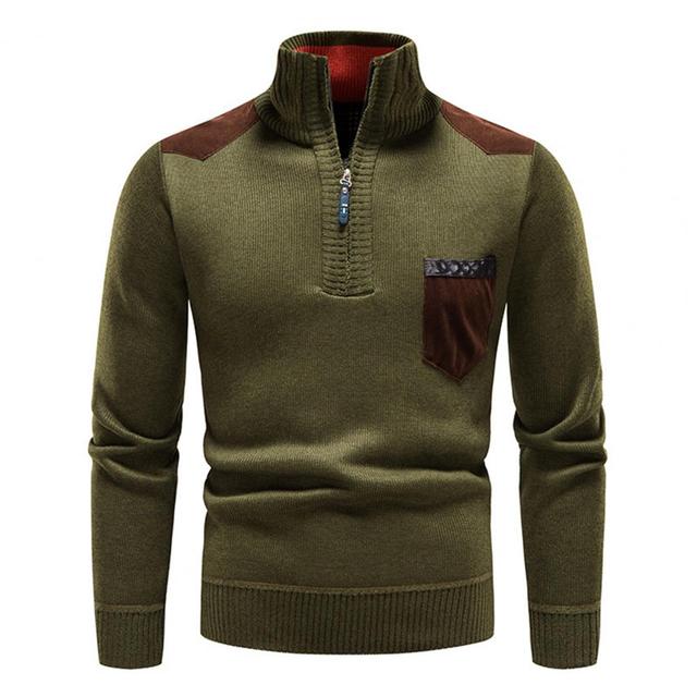 Cosy men's winter jumper for cold days