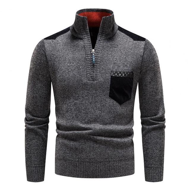 Cosy men's winter jumper for cold days