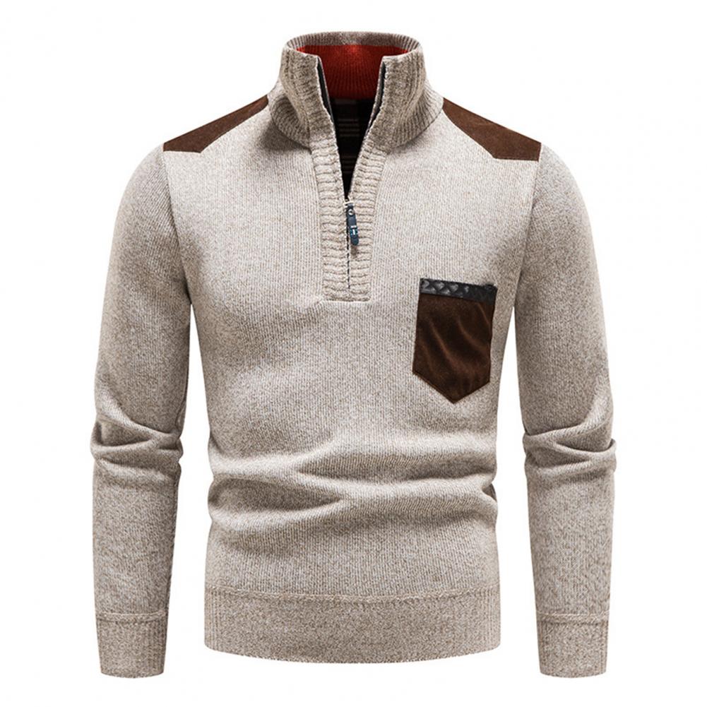 Cosy men's winter jumper for cold days