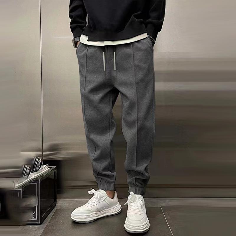 Sporty cotton trousers for men