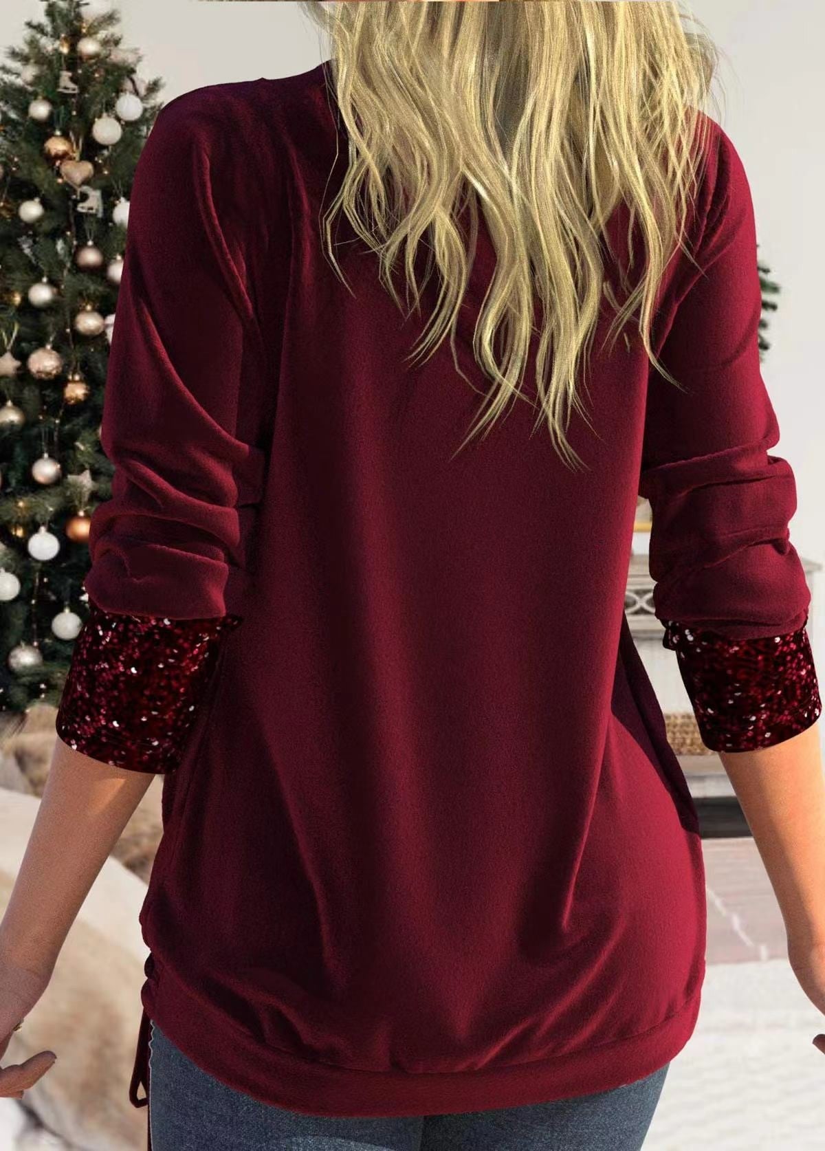 Elara - Elegant Glitter Blouse