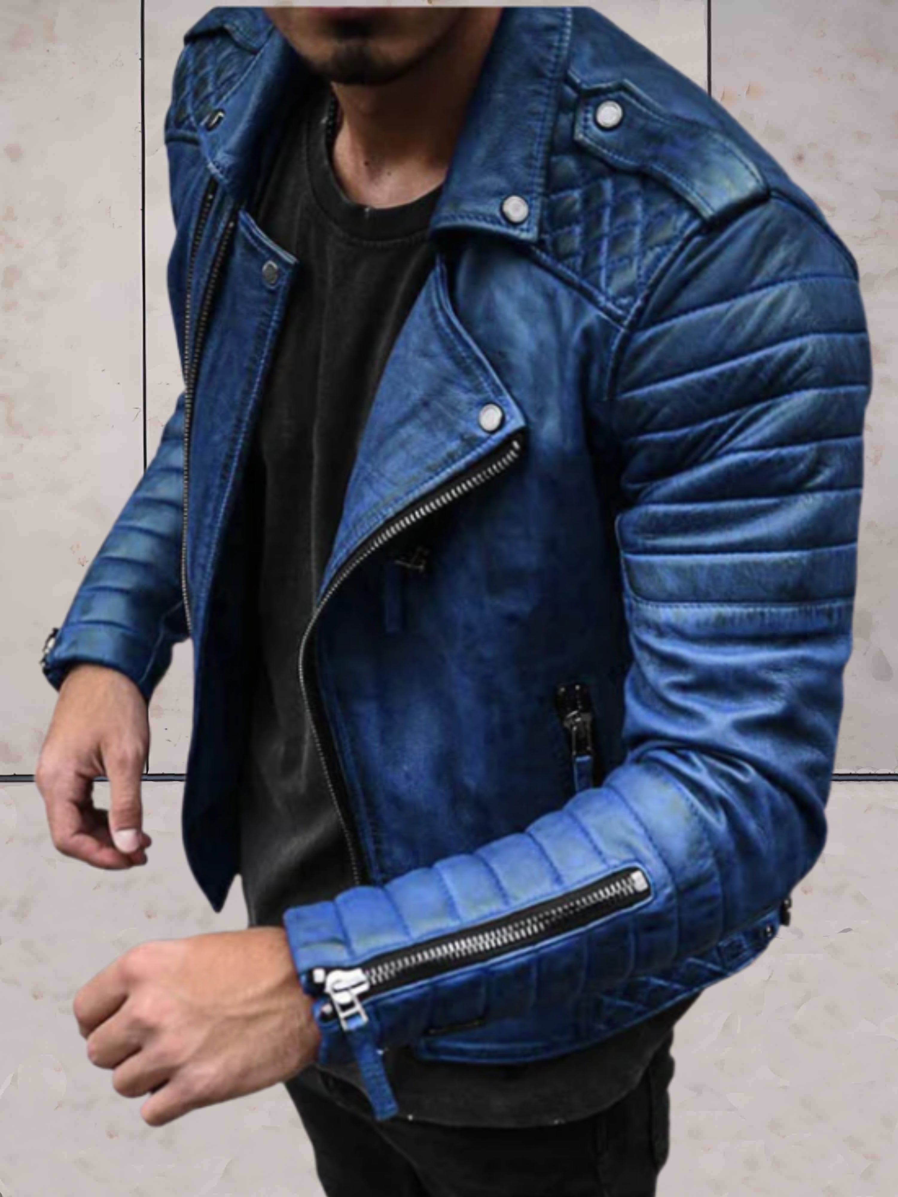 Elegant leather jacket