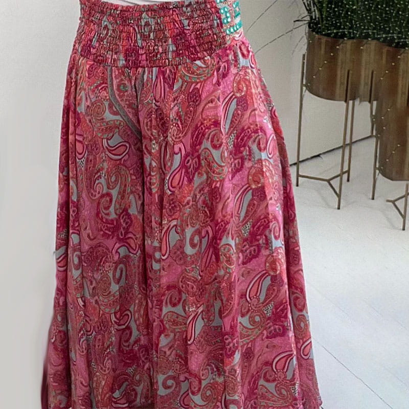 Paisley Culottes Pants for women