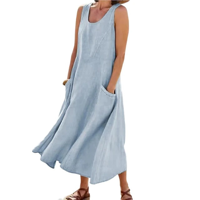 Oversized Tank Shirt Dress for women