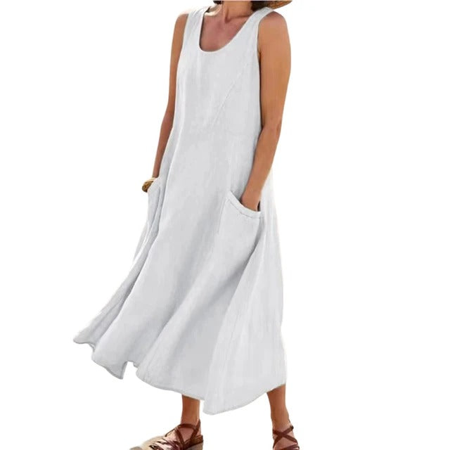 Oversized Tank Shirt Dress for women