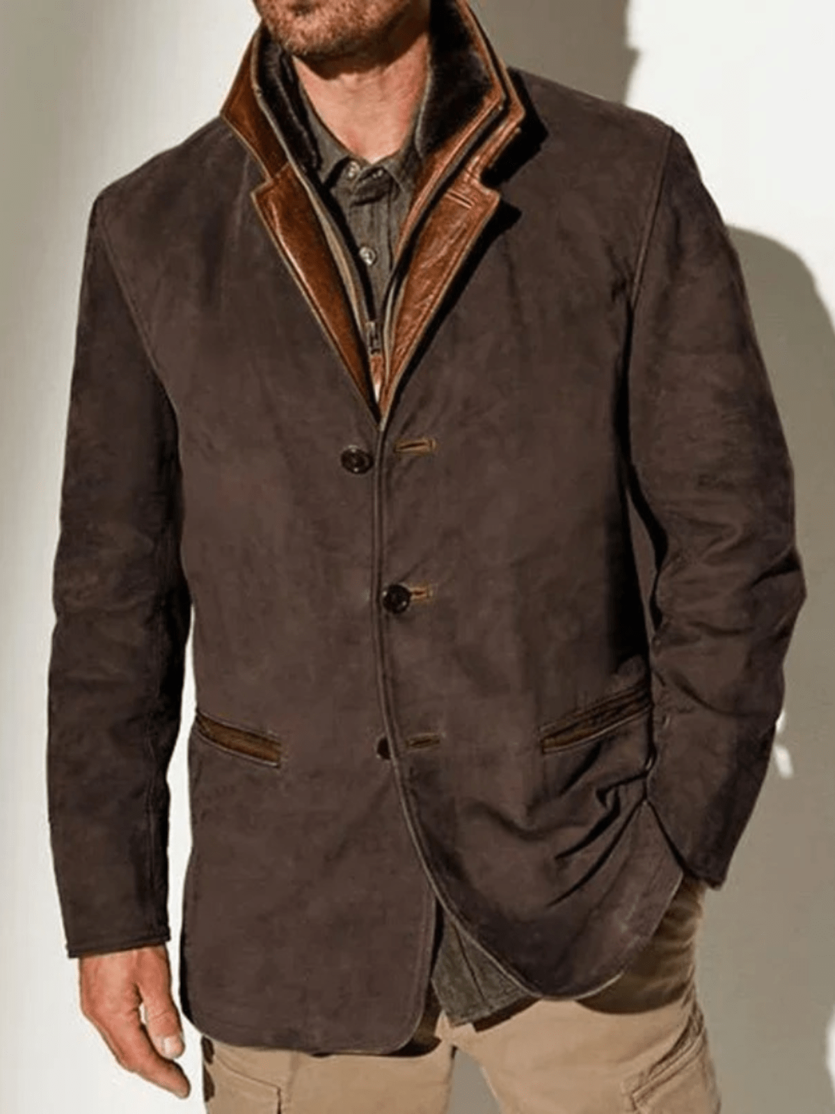 Classic vintage jacket for men