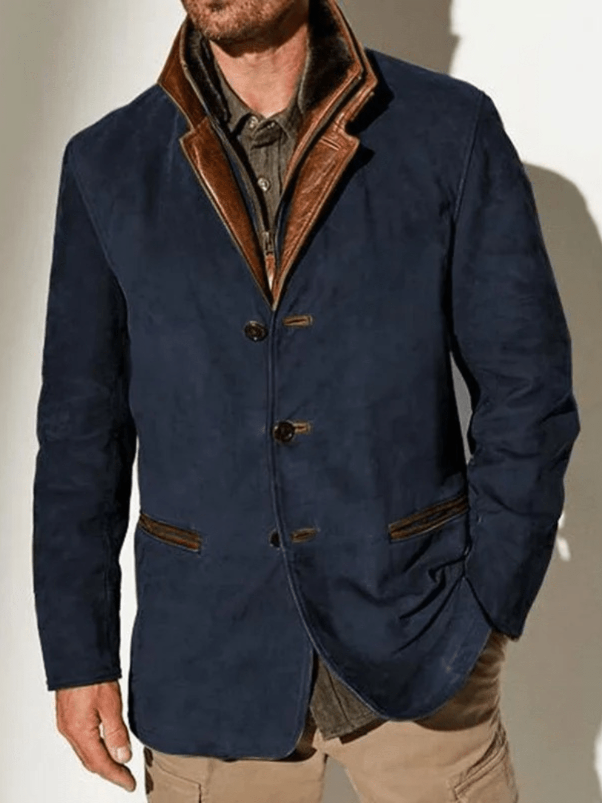 Classic vintage jacket for men