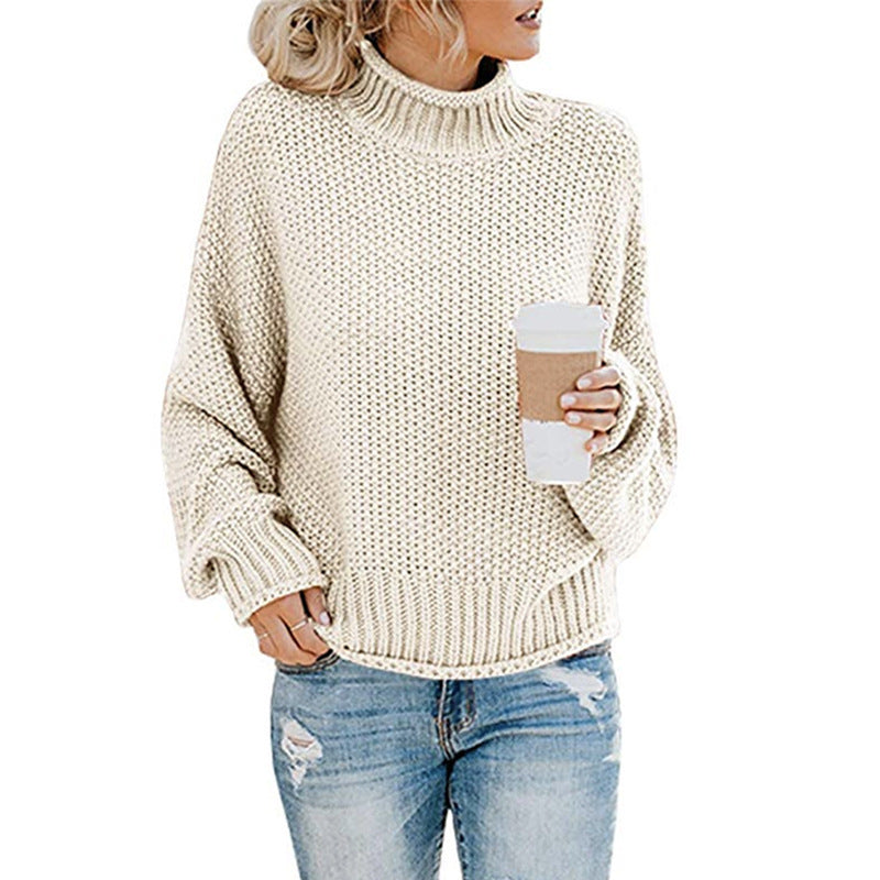 Elegant Mock Neck Jumper for women